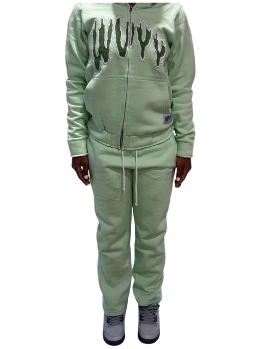 Womans WVYY Light Green SET